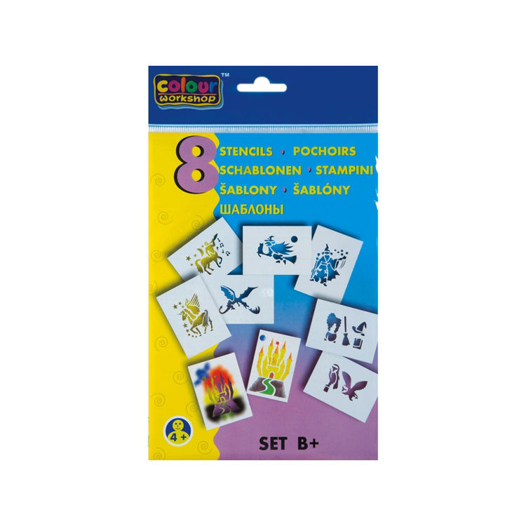 Picture of 2155-Templates for blowing markers. Motif - .8 SHEETS